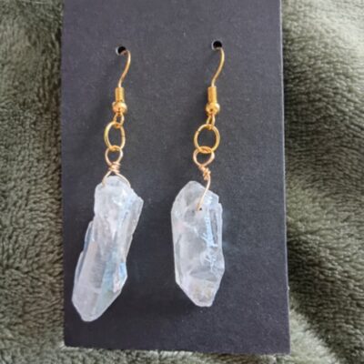 Clear Quartz Earrings