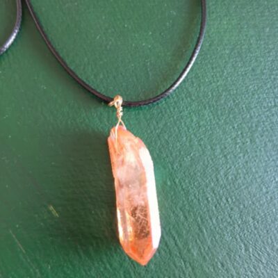 Orange Quartz Necklace