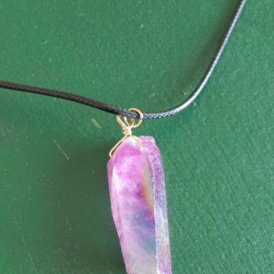 Purple/Pink Quartz Necklace